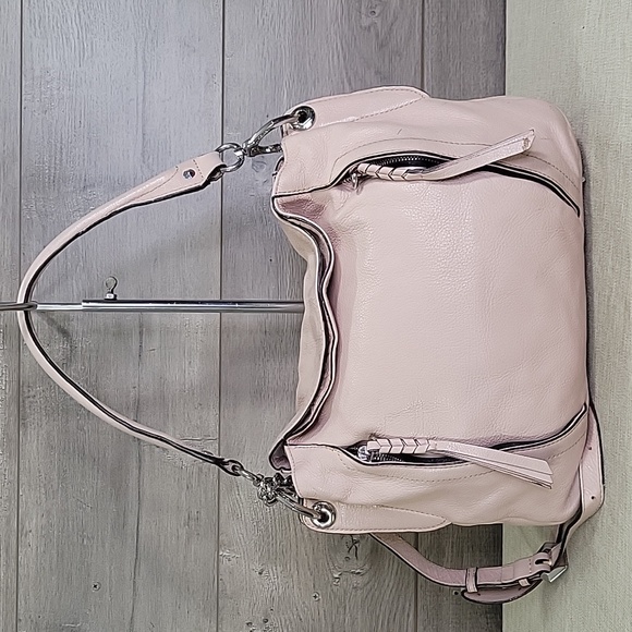 orYany Light Pink Leather Shoulder Bag - Picture 1 of 13